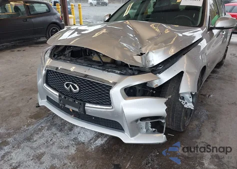2015 Infiniti Q50 Sport from USA, damaged, VIN JN1BV7AP3FM335210